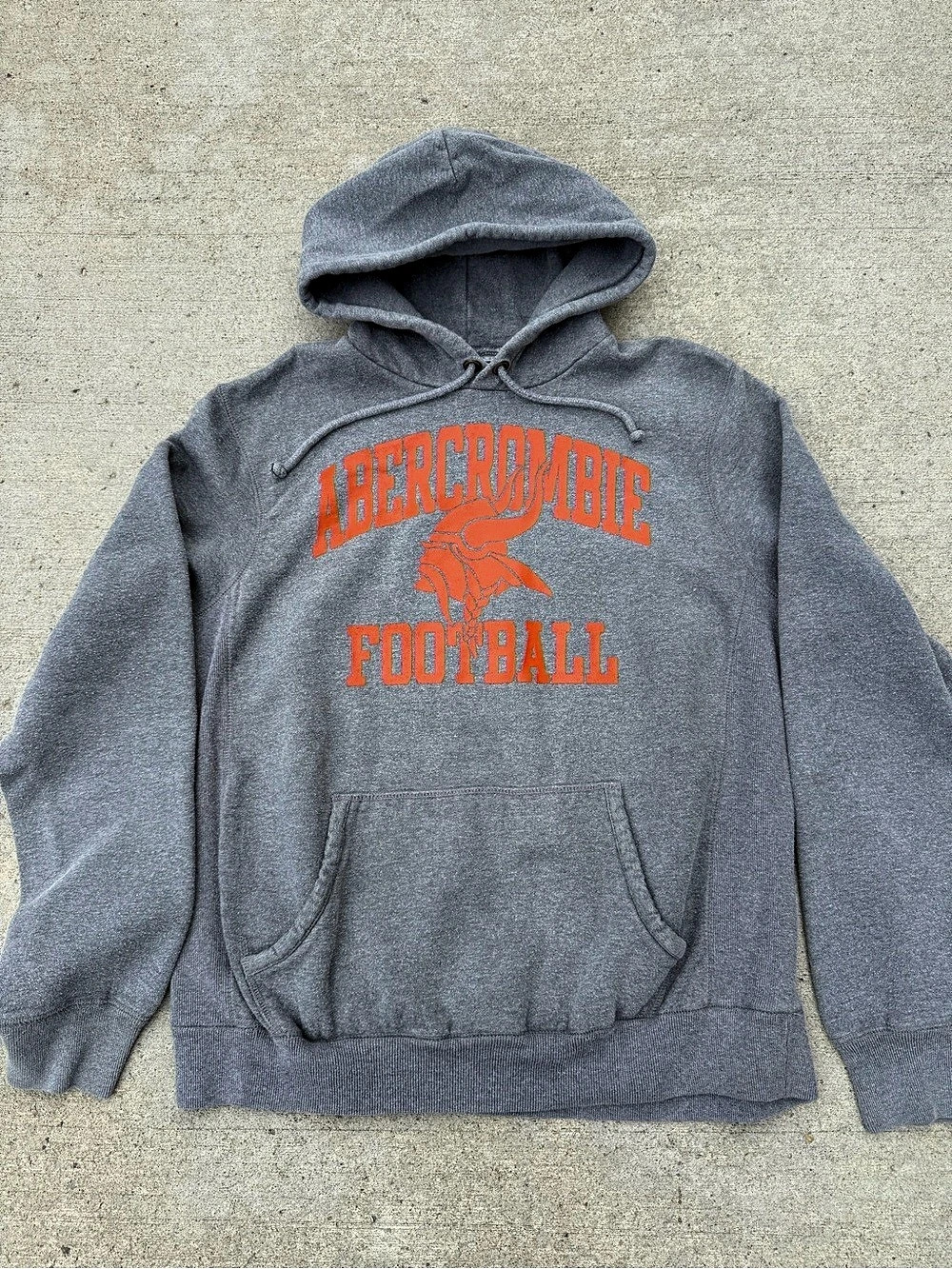 Vintage 00s Abercrombie Football Hoodie